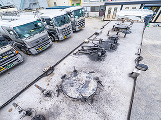 道路工事現場での特殊サービス
